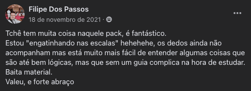 Depoimento original de aluno 3